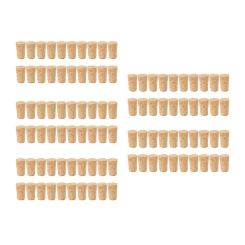 100 Pcs / Lot Liège En Bois Naturel Bouchon De Vin Bouchon De Bouteille En Bois Bouchon Type De Cône Bouchons De Vin Bouchon Bouchon D'Étanchéité Bouchons De Bouteilles De Bière