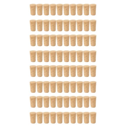 80 Pcs / Lot Liège en Bois Naturel Bouchon de Vin Bouchon de Bouteille en Bois Bouchon Type de CôNe Bouchons de Vin Bouchon Bouchon D'ÉtanchéIté Bouchons de Bouteilles de Bière