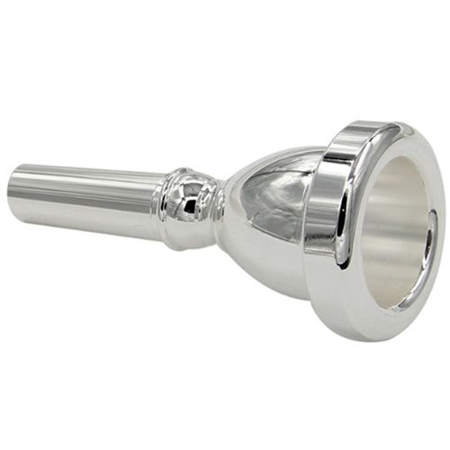 6x Grande Bouche Grande Embouchure Tuba Embouchure Basse Plaquée Argent Grand Embouchure