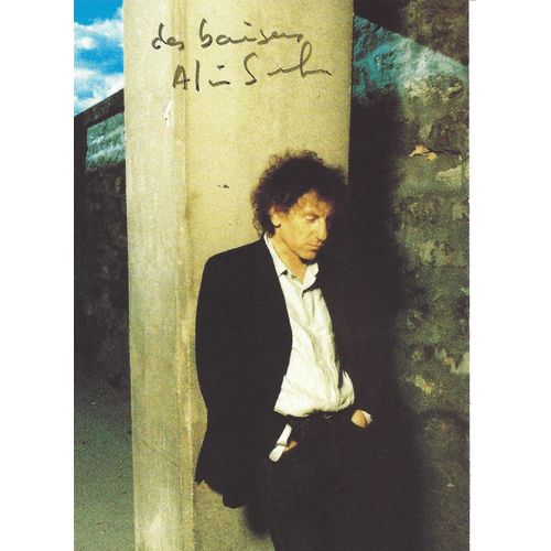 Carte Postale Alain Souchon Dedicacee