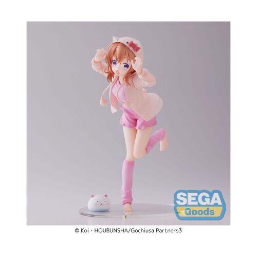 Is The Order A Rabbit - Statuette Luminasta Rabbit House Tea Party: Bloom Cocoa 18 Cm