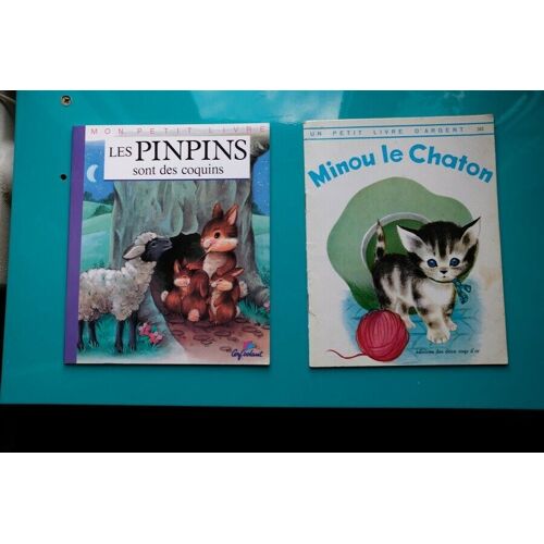 Minou Le Chaton / Les Pinpins Coquins Lot 2 Livre Bd Contes Enfant