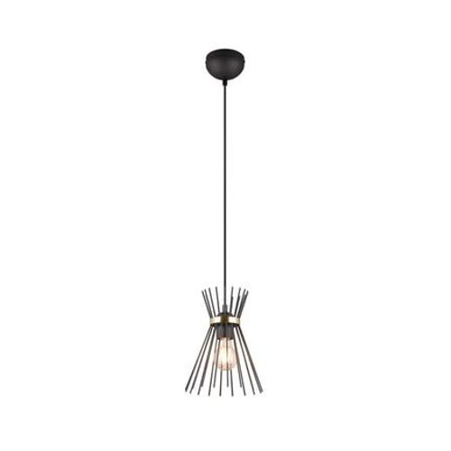 Trio Lighting - Suspension De Plafond Metal Or Et Noir Rod - Noir