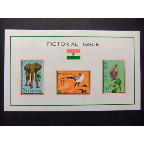 Ghana 1965 Fauna Animalesy Flores Yvert Bloc 15 ** Mnh