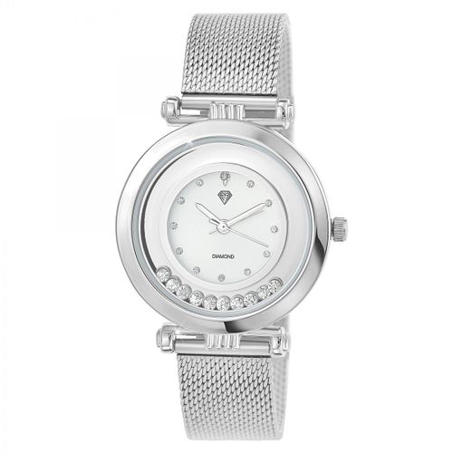 Montre Ludivine Élégante Sc Crystal Ornée D'un Véritable Diamant