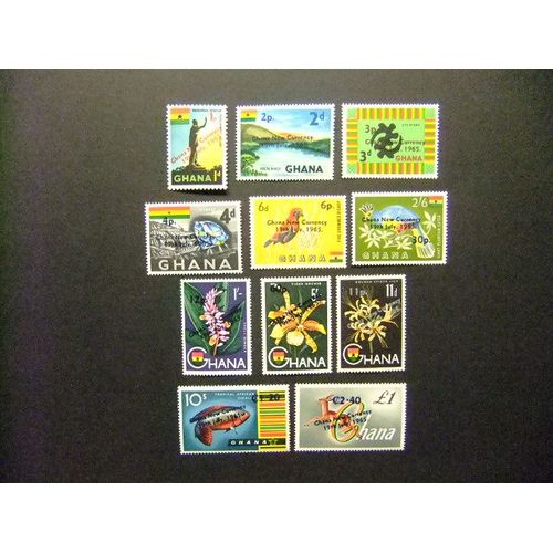 Ghana 1965 Nouvelle Monnaie Yvert 201 / 11 ** Mnh