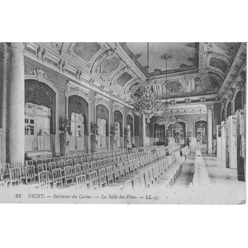Cpa Vichy Intérieur Du Casino La Salle Des Fêtes