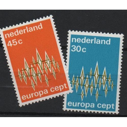 Pays-Bas Timbres Europa 1972
