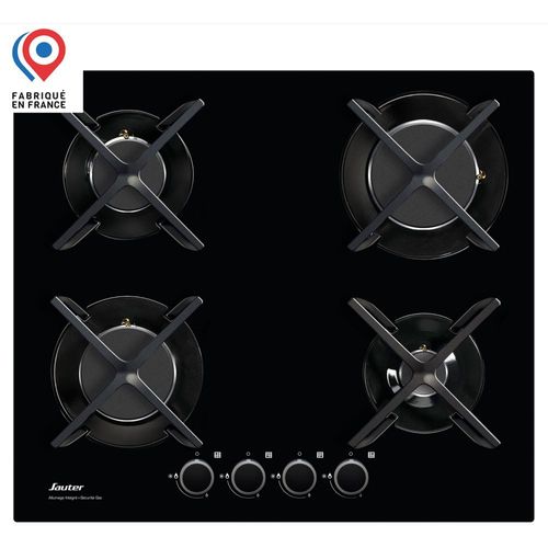 Sauter SPG4466B Table de cuisson au gaz Noir - 4 foyers