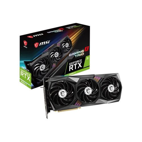 MSI GeForce RTX 3060 Ti GAMING X TRIO - Carte graphique - GF RTX 3060 Ti - 8 Go GDDR6 - PCIe 4.0 x16 - HDMI, 3 x DisplayPort