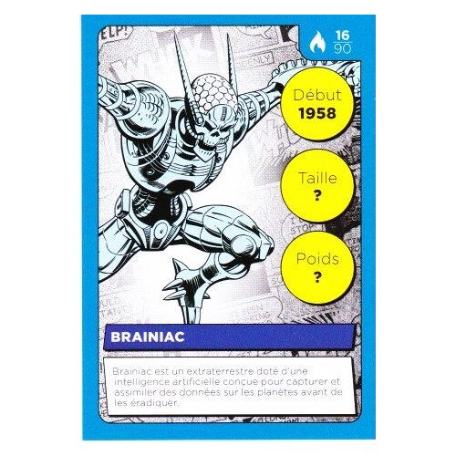 Brainiac - Carte Dc 16/90 - Auchan