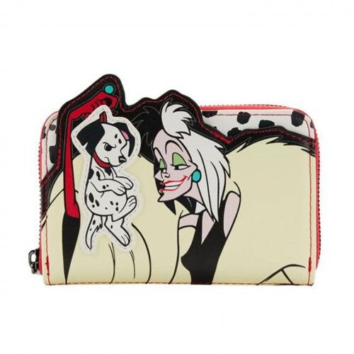 Portefeuille Loungefly - 101 Dalmatians Villains - Scène Cruella