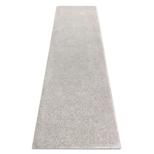 60x200 Cm Tapis De Couloir Santa Fe Crème 031 Plaine Couleur Unie