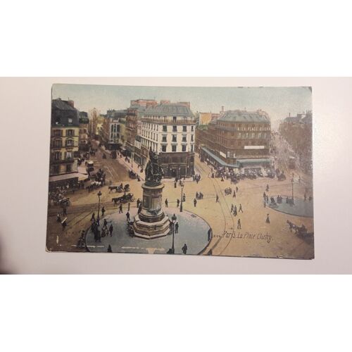 Carte Postale Ancienne Paris Place De Clichy