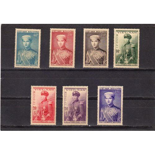Timbres-Poste Du Vietnam (Prince Héritier Bao-Long)