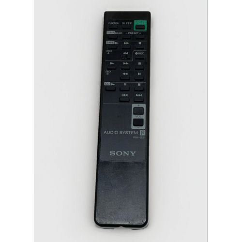 Télécommande Sony RM-S51 – Originale pour systèmes audio - Très Bon État