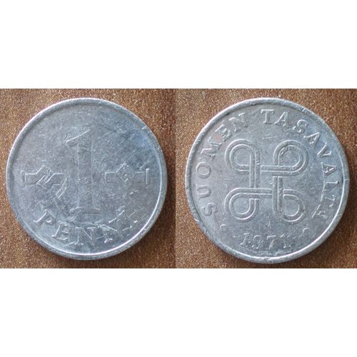 Finlande 1 Penni 1971 Europe Nord Piece Markka
