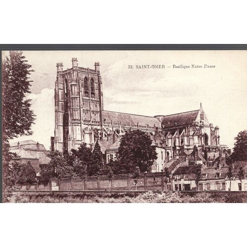 Carte Postale De Saint-Omer (Pas De Calais) Basilique Notre-Dame