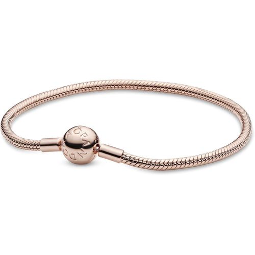 Icons Bracelet Maille Serpent En Métal Plaqué Or Rose 14 Carats