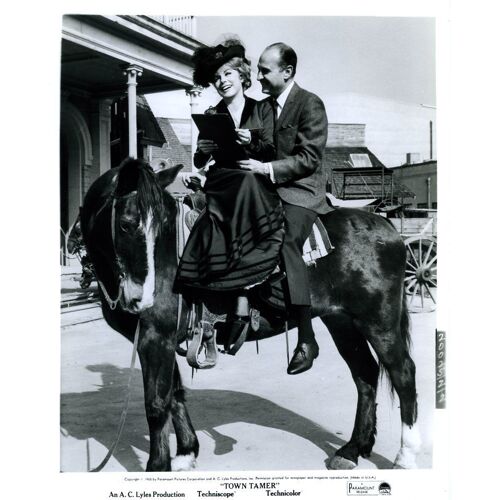 Quand Parle La Poudre (Town Tamer) : Photo Argentique D'exploitation Cinématographique - Format 20x25,5 Cm - De Lesley Selander Avec Dana Andrews, Terry Moore, Pat O'brien - 1965