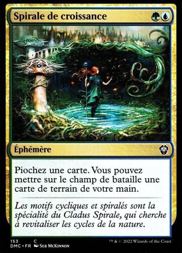 Spirale De Croissance - Magic - Deck Commander Dominaria Uni - C - 153