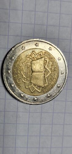 Occasion  Bon État - Pièce 2 Euros 2007 Traité De Rome / République Française