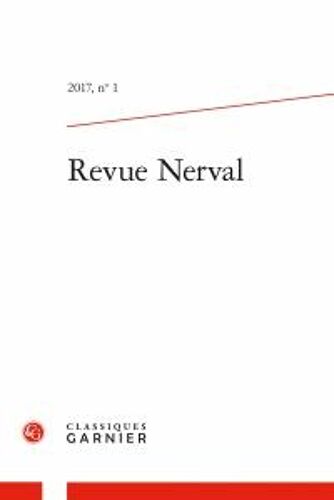 Revue Nerval N°1, 2017 - Varia