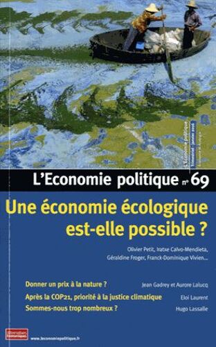 L'economie Politique N° 69, Janvier 2016