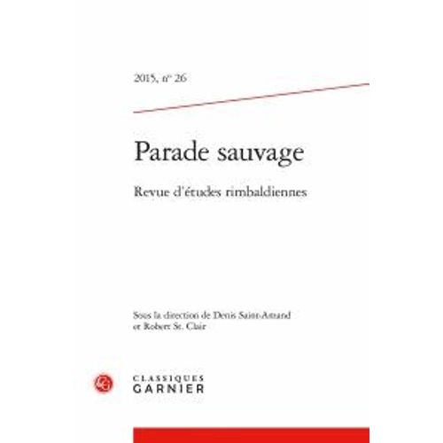 Parade Sauvage N° 26, 2015