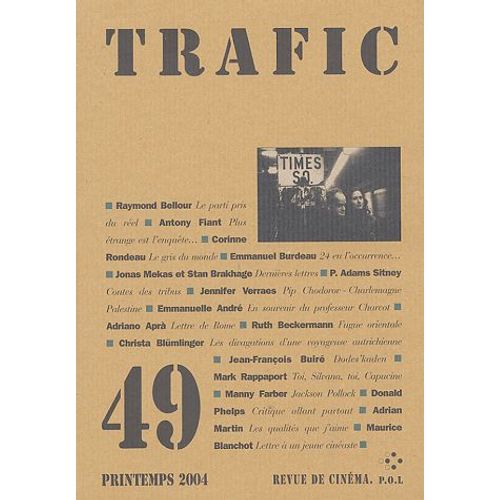 Trafic N° 49 Printemps 2004