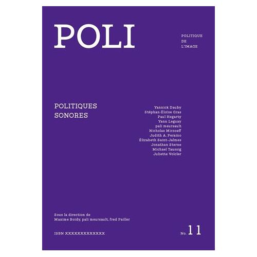 Poli N° 11 - Politiques Sonores