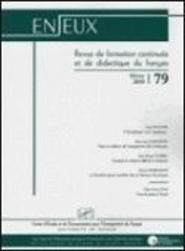 Enjeux N° 79, Hiver 2010