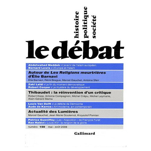 Le Débat N° 150, Mai-Août 200