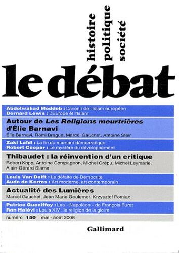Le Débat N° 150, Mai-Août 200