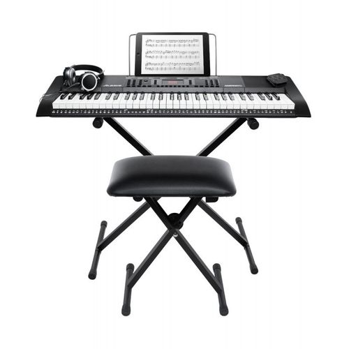 Alesis Harmony61mk3 - Clavier Arrangeur 61 Touches + Stand, Banquette, Casque Et Pédale De Sustain