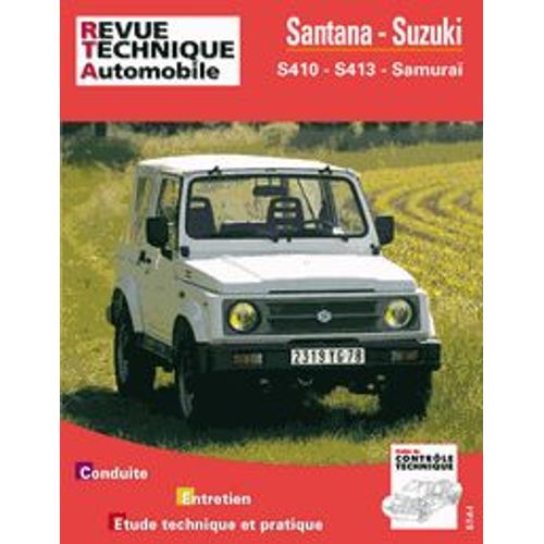 Revue Technique Automobile N° 502.5 - Santana Suzuki - S410-S413-Samuraï