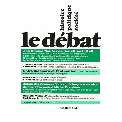 Le Débat N° 144 Mars-Avril 20