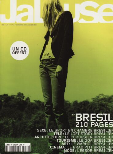 Jalouse / 12-2001 N°46 : Oscar Niemeyer (4p) - Rodrigo Santoro (2p) - Ben Stiller (1p)