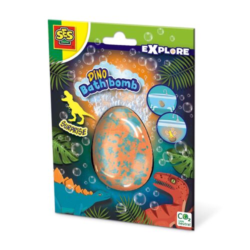 Ses Creative Bombe De Bain Dinosaure Surprise, Figurines Pour Le Bain, Garçon/Fille, 3 An(S)