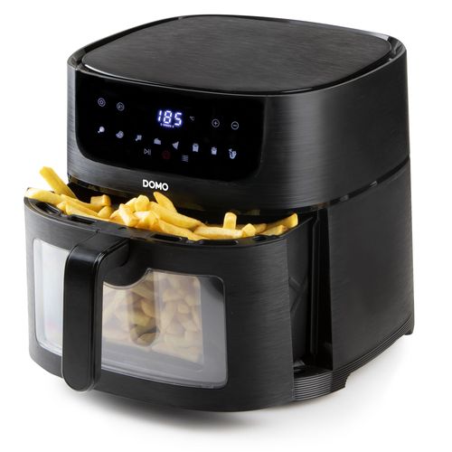 Friteuse Domo DO543FR Deli-fryer avec fenêtre de visualisation - 8 L - 1800 W