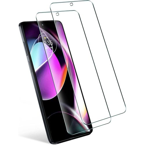 Lot De 2 Films De Protection D'écran En Verre Trempé Pour Motorola Moto G 5g 2022 Dureté 9h Anti Rayures Sans Bulles
