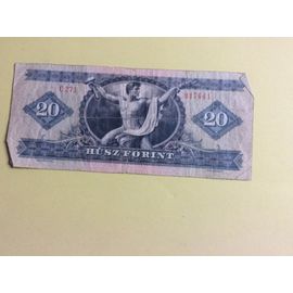 Billet Hongrie : 20 Forint 1975 (C 271) Froissé