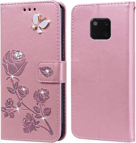 Coque Pour Huawei Mate 20 Pro Housse,Fonction De Support,Fente Pour Carte,Tpu,Flip Case Pour Huawei Mate 20 Pro(6.39"")
