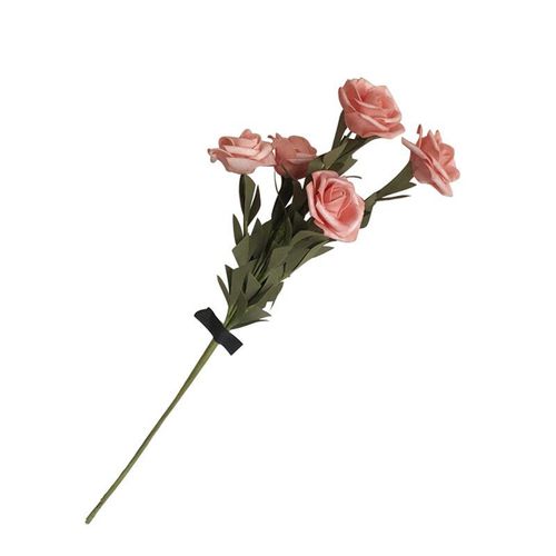 Roses de simulation 2 - Vases à fleurs en céramique pour décoration de maison, minimalisme, fleurs séchées givrées, Vase Pastoral, artisanat, ornements de bureau