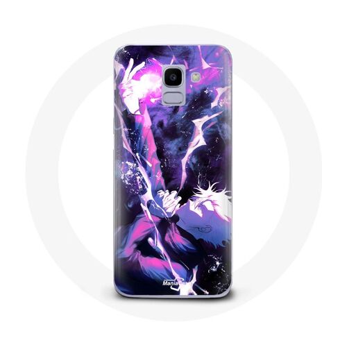 Coque Pour Samsung Galaxy A8 2018 Gojo Satoru Jujutsu Kaisen Manga Japonais