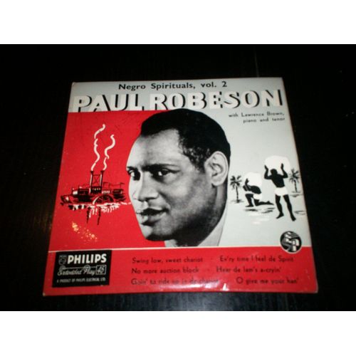 Paul Robeson Negro Spirituals Volume 2 With Lawrence Brown Piano And Tenor
