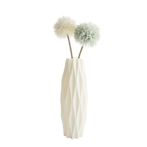 3219 blanc - Vase en plastique Style nordique, Arrangement de fleurs séchées, Art créatif, décoration de salon, décor de bureau