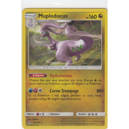 Muplodocus - Holo - Sl06 - Lumière Interdite - 94/131 - Carte Pokemon Française