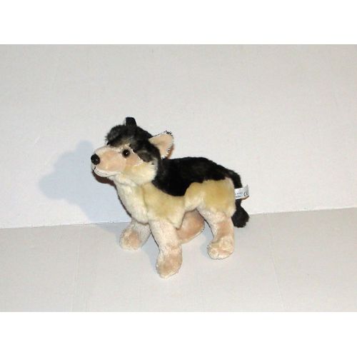 Peluche Chien Anima Husky Beige Noir 20 Cm