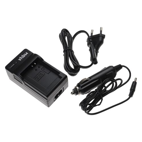 vhbw Chargeur compatible avec Canon PowerShot SX730 HS, SX720 HS caméra caméscope action-cam + câble de voiture + témoin de charge